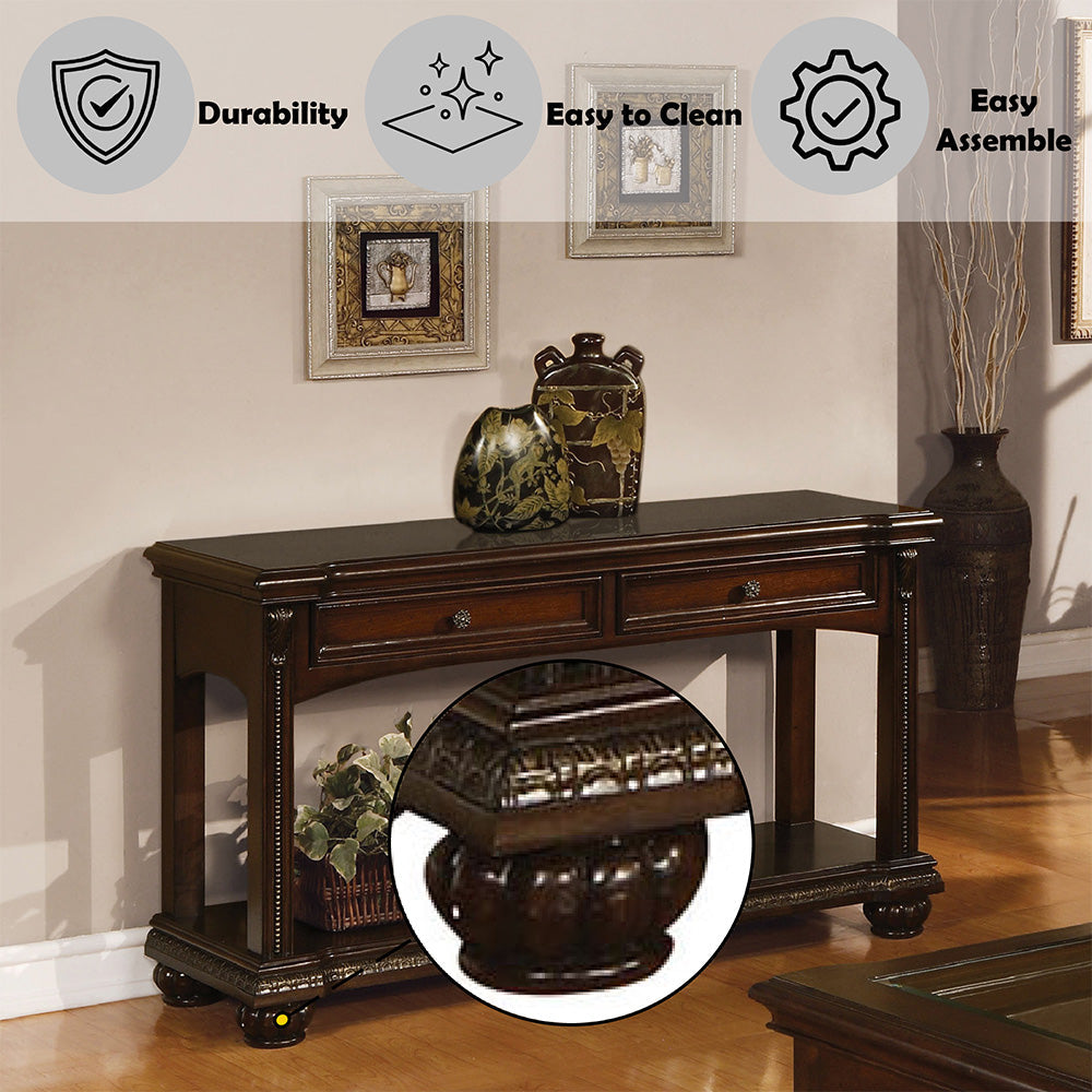 ACME Anondale Cherry Sofa Table Model 10324