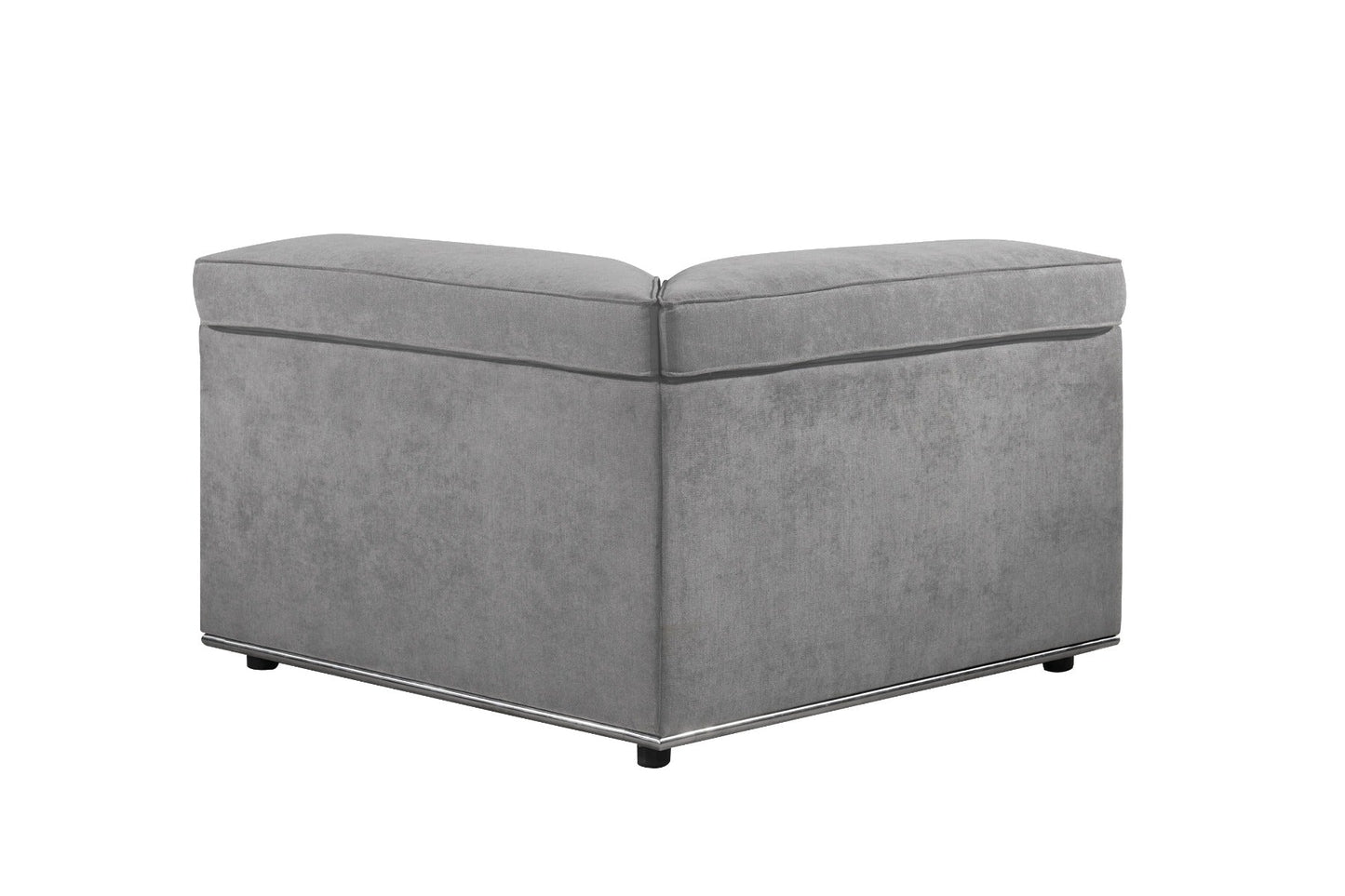 ACME Alwin Dark Gray Fabric Modular Wedge Model 53721