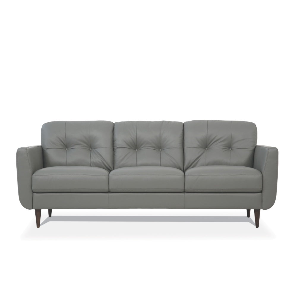 ACME Radwan Pesto Green Top Grain Leather Sofa Model 54960