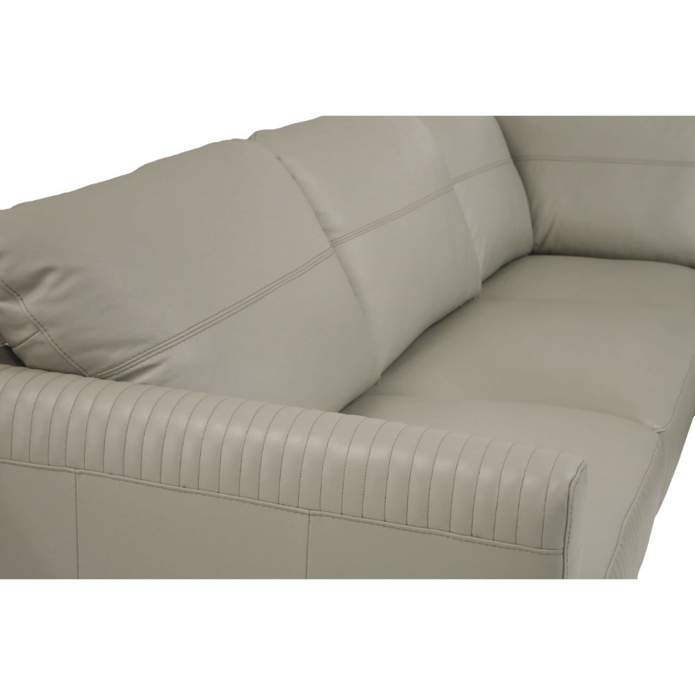ACME Tampa Airy Green Top Grain Leather Sectional Sofa Model 54975