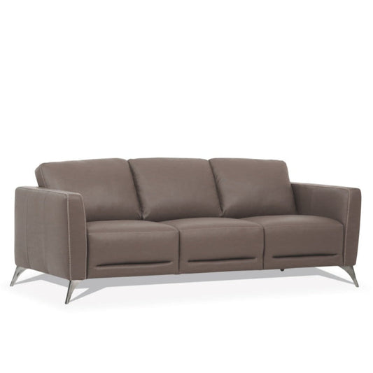 ACME Malaga Taupe Top Grain Leather Sofa Model 55000