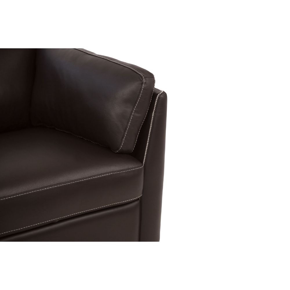 ACME Matias Chocolate Top Grain Leather Sofa Model 55010
