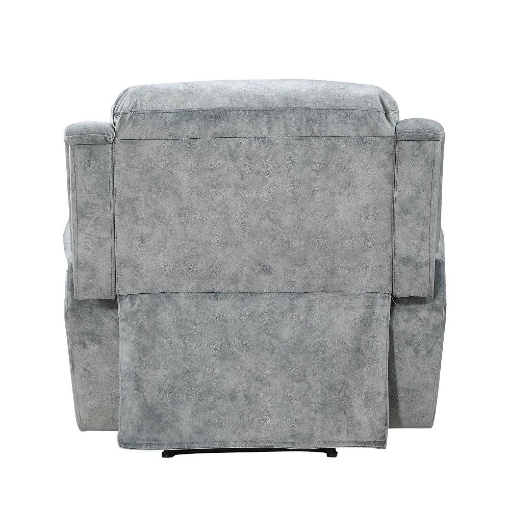 ACME Mariana Silver Gray Fabric Motion Recliner Model 55032