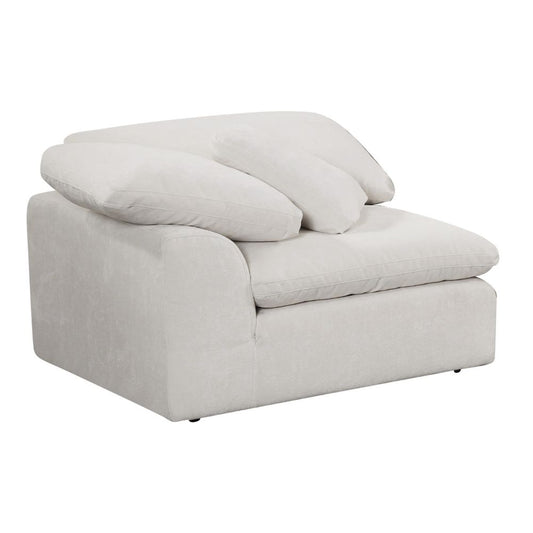 ACME Naveen Ivory Linen Modular Wedge with Pillow Model 55131