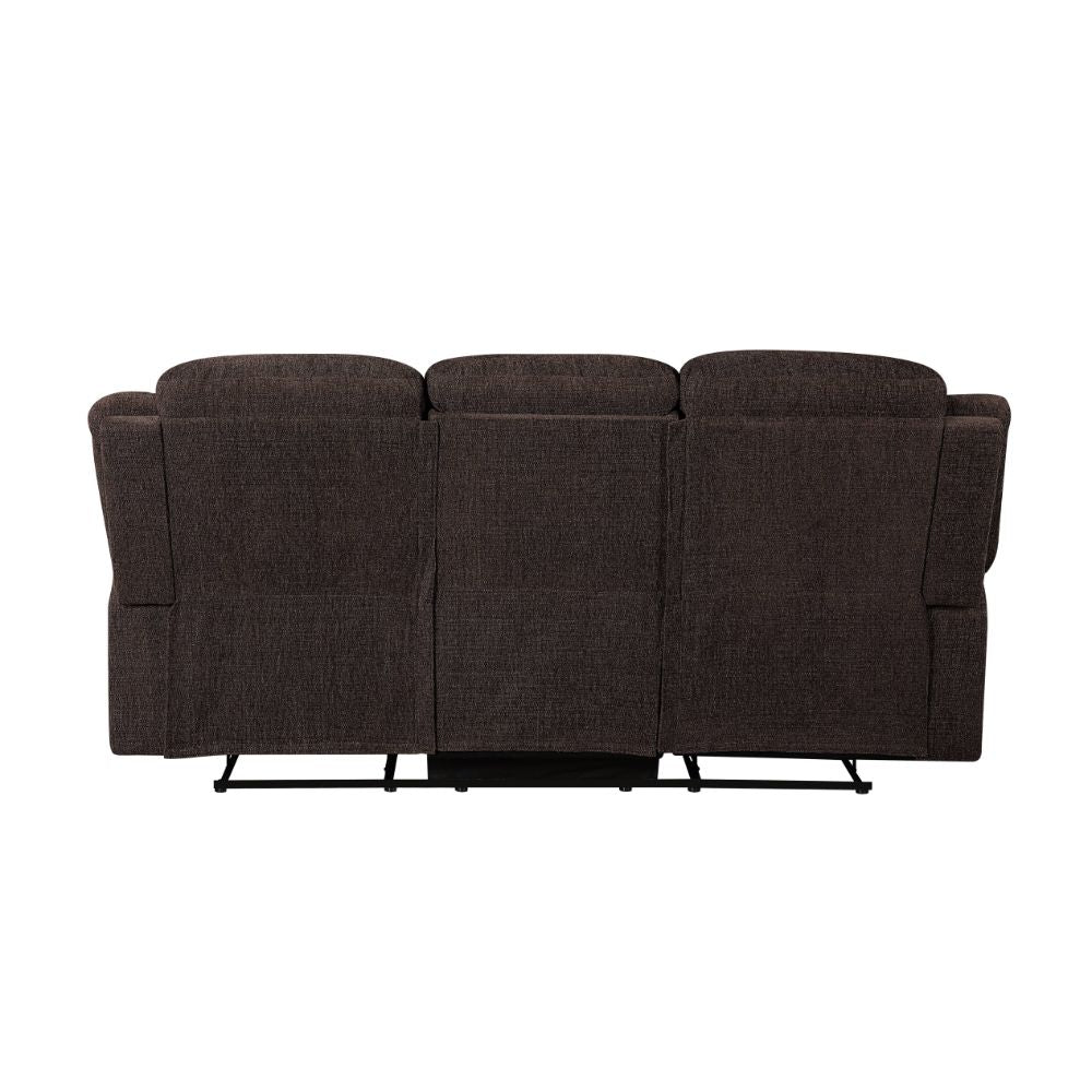 ACME Madden Brown Chenille Motion Sofa Model 55445