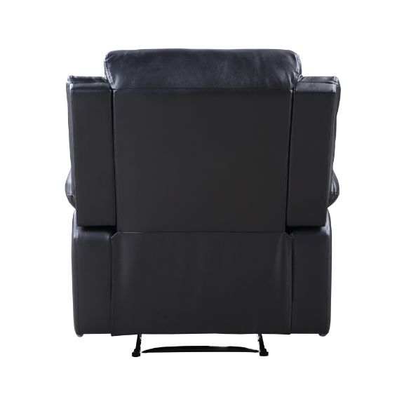 ACME Eilbra Black Synthetic Leather Power Motion Recliner Model 56910