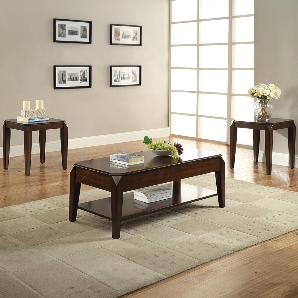 ACME Docila Walnut Coffee Table with Lift Top Model 80660