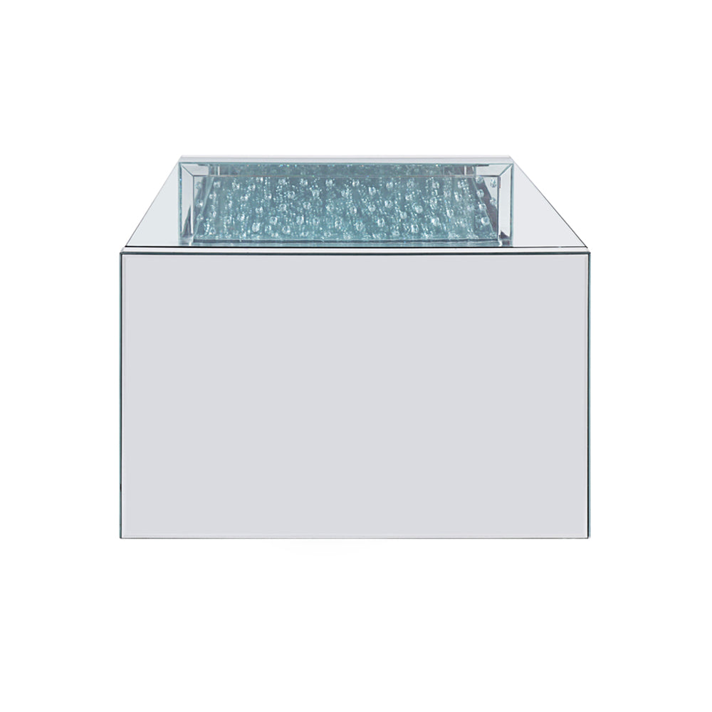 ACME Nysa Mirrored & Faux Crystals Coffee Table Model 81470