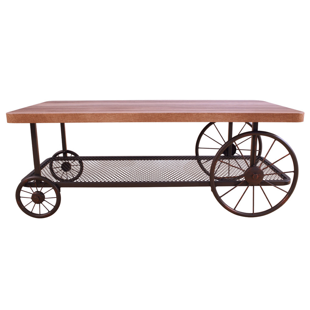 ACME Francie Oak & Antique Gray Coffee Table Model 82860