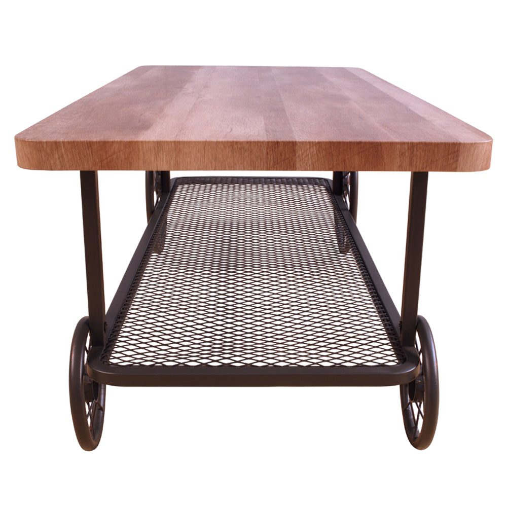 ACME Francie Oak & Antique Gray Coffee Table Model 82860