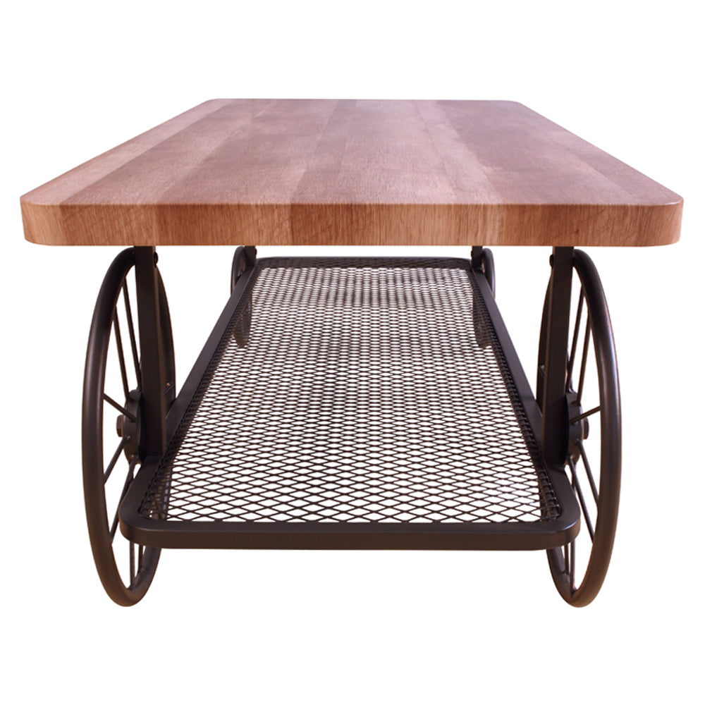 ACME Francie Oak & Antique Gray Coffee Table Model 82860