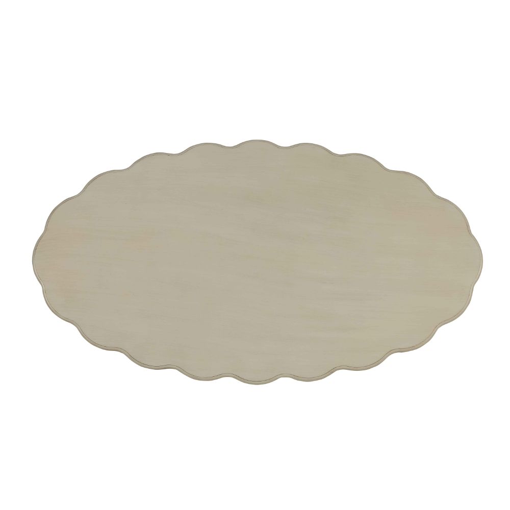 ACME Fordon Antique White Coffee Table Model 82920