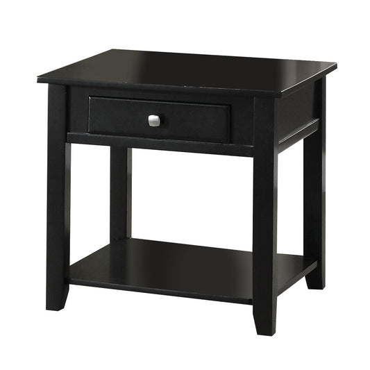 ACME Malachi Black End Table Model 82952