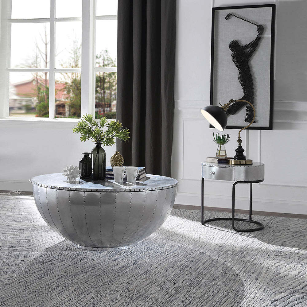 ACME Brancaster Aluminum Coffee Table Model 84880