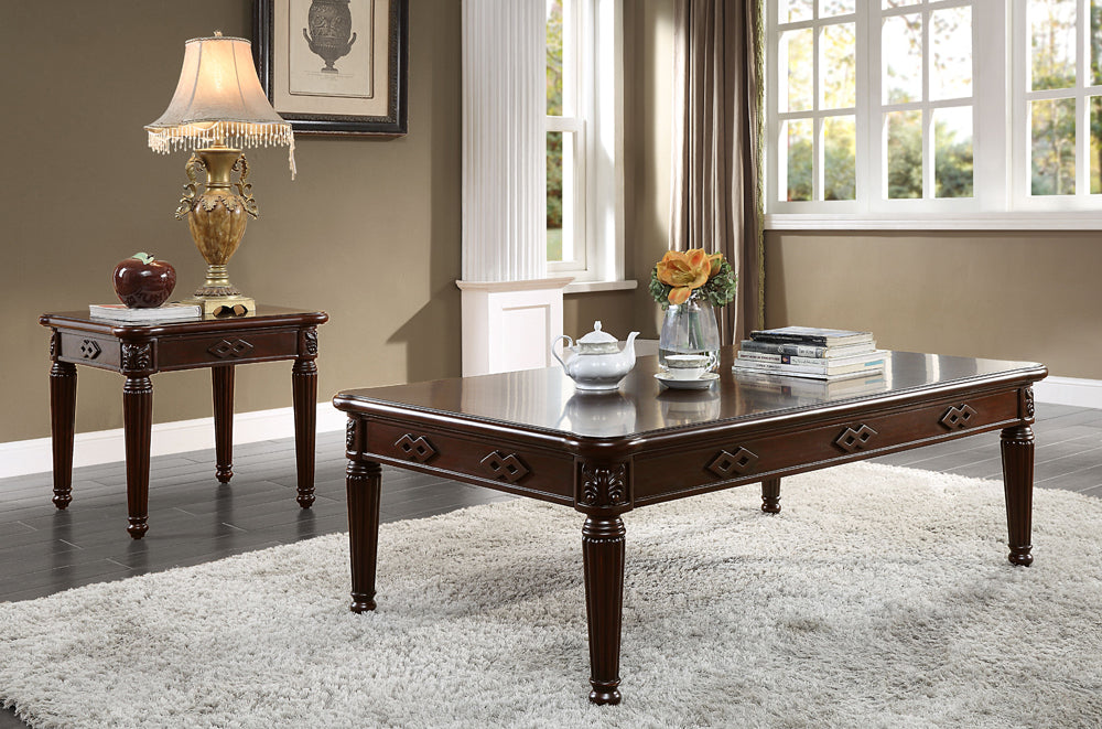 ACME Chateau De Ville Espresso End Table Model 88267