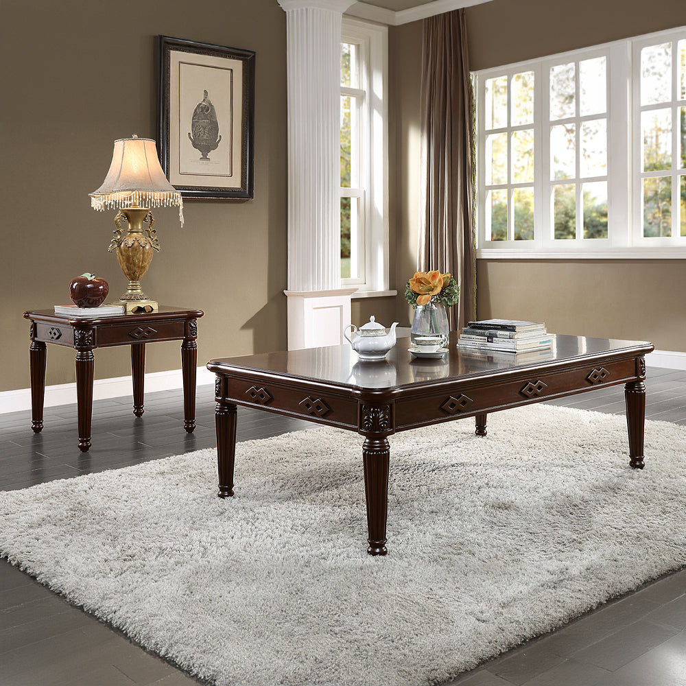 ACME Chateau De Ville Espresso End Table Model 88267