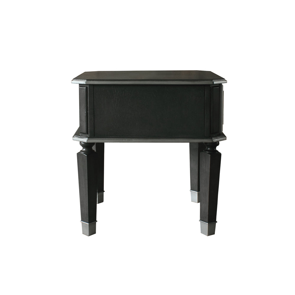 ACME House Beatrice Charcoal & Light Gray End Table Model 88817