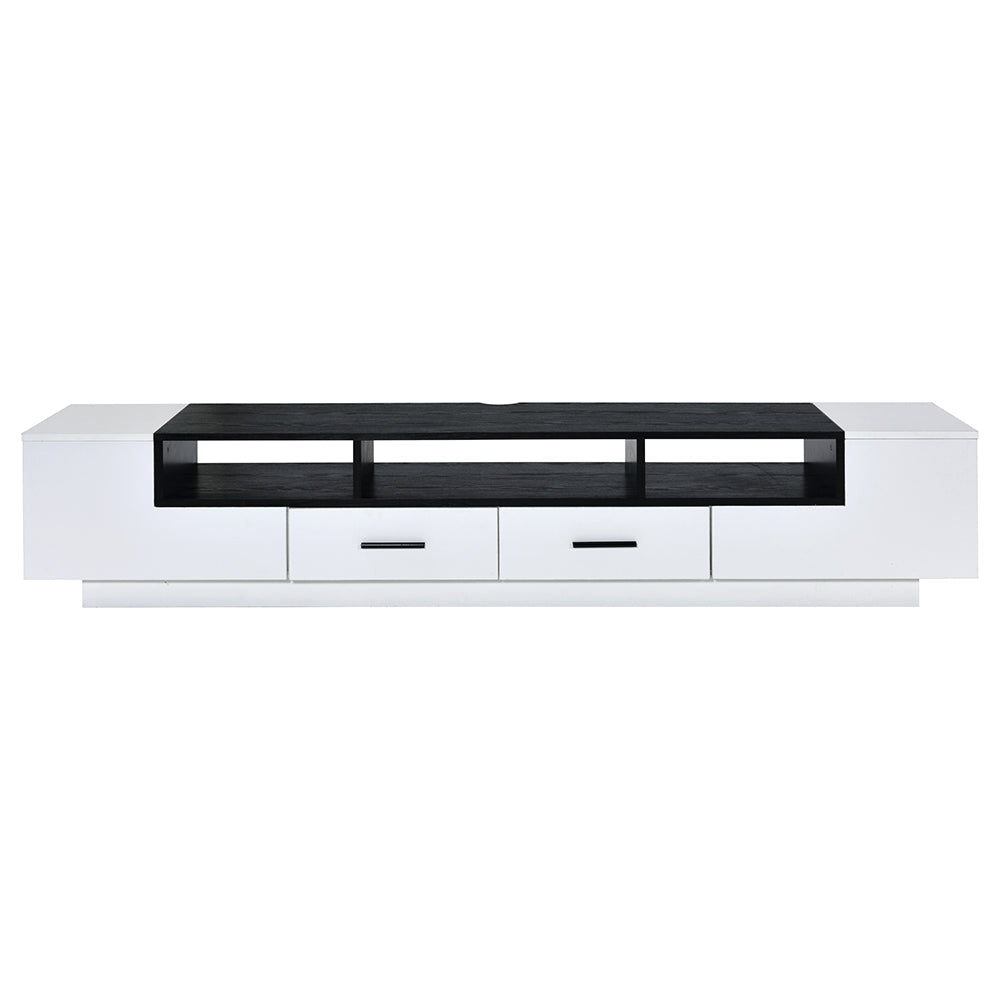 ACME Armour White & Black TV Stand Model 91275