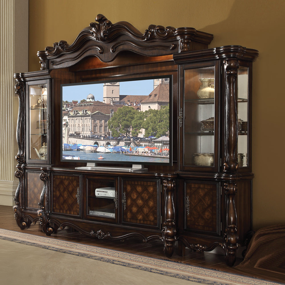 ACME Versailles Cherry Oak Entertainment Center Model 91325
