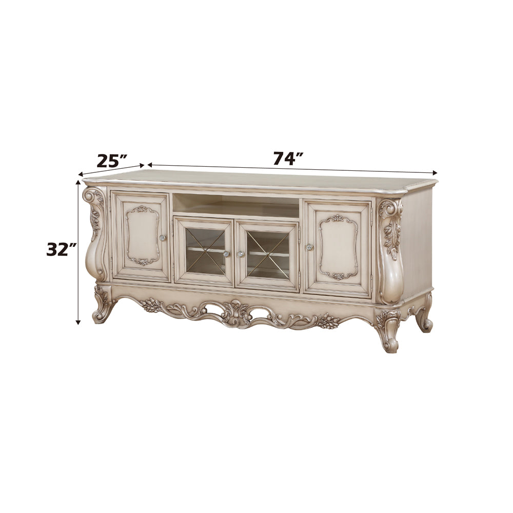 ACME Gorsedd Golden Ivory TV Stand Model 91443