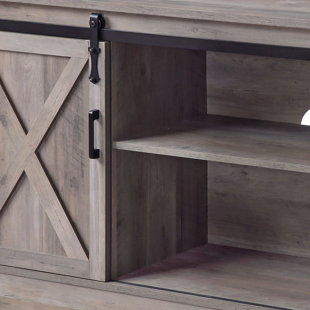 ACME Bennet Gray TV Stand Model 91855