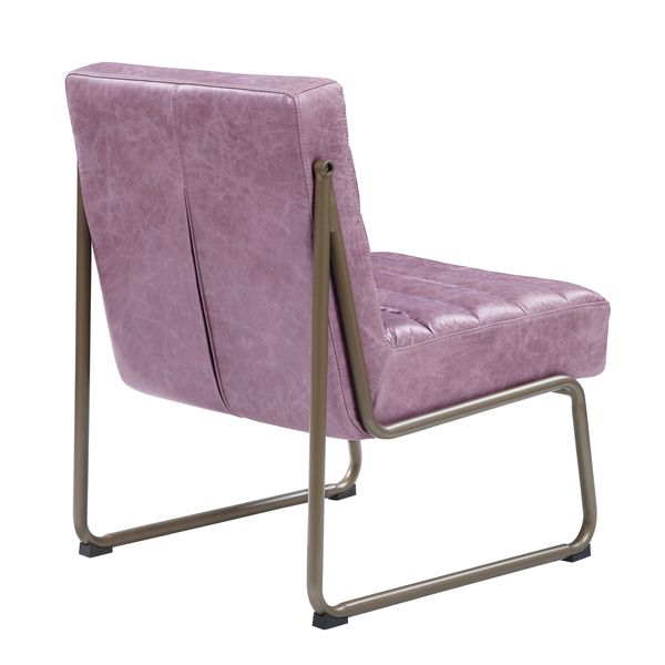 ACME Loria Wisteria Top Grain Leather Accent Chair Model AC00657