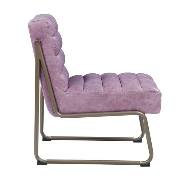 ACME Loria Wisteria Top Grain Leather Accent Chair Model AC00657