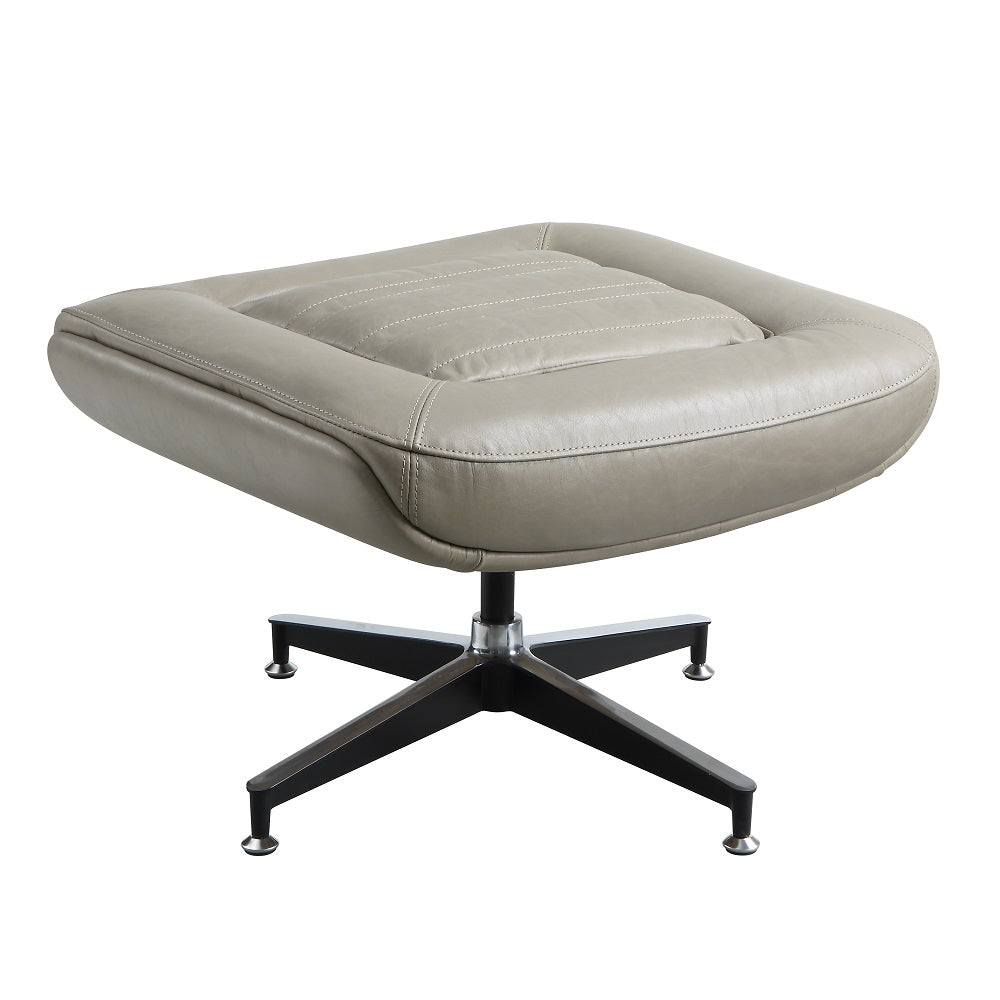 ACME Piran Twilight Top Grain Leather Ottoman Model AC02585