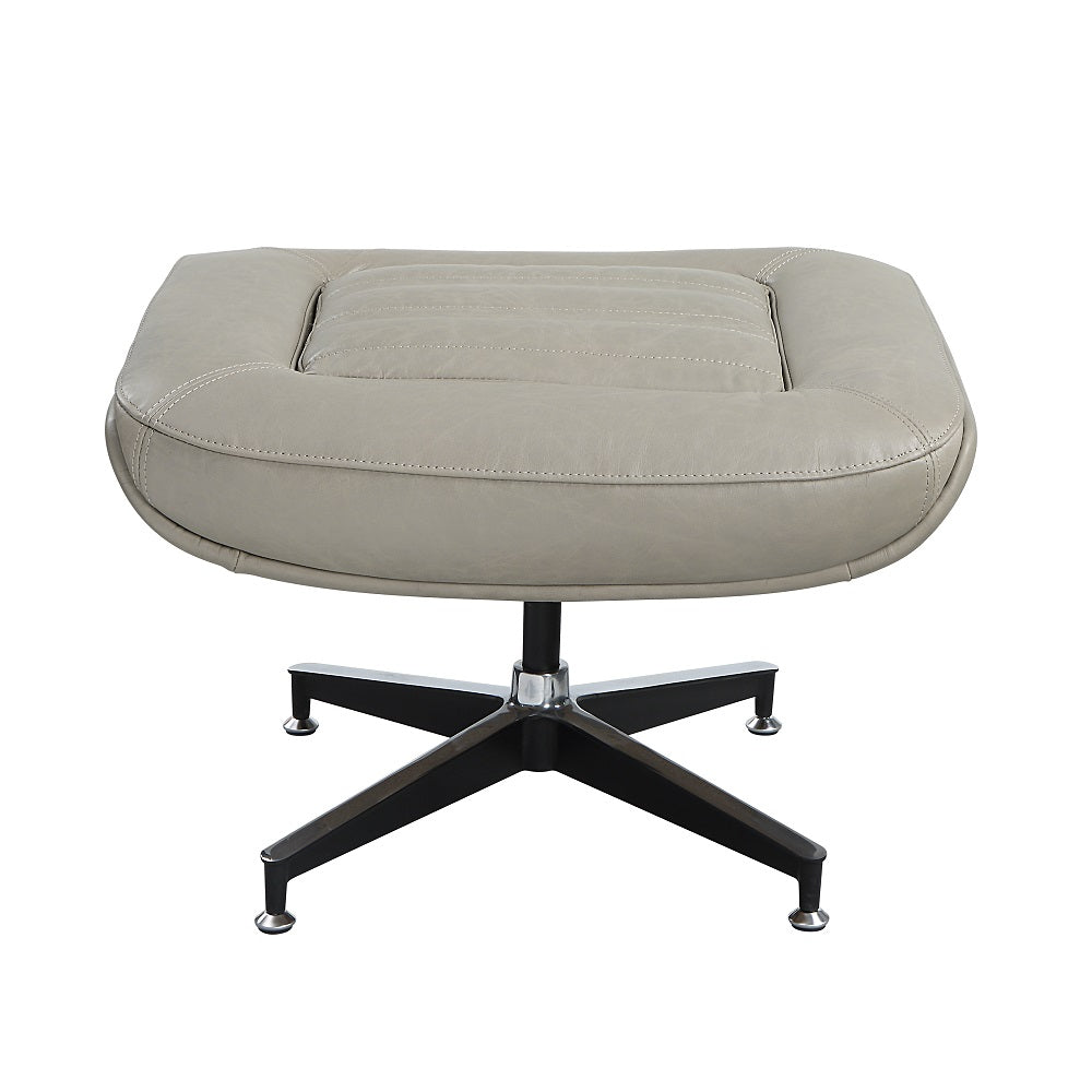 ACME Piran Twilight Top Grain Leather Ottoman Model AC02585