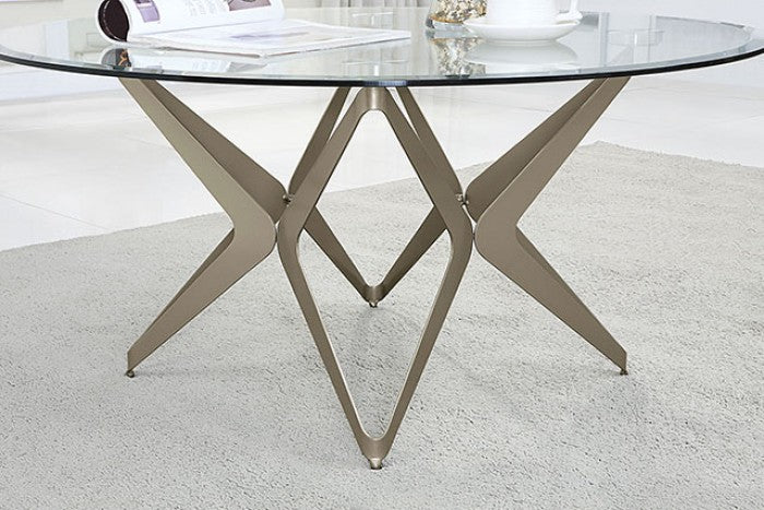 Furniture of America Alvise Champagne Contemporary Coffee Table Model CM4377C-TABLE