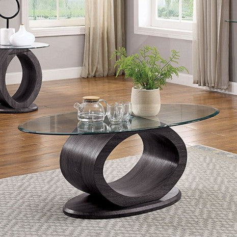 Furniture of America Lodia Gray Contemporary Coffee Table Model CM4825GY-C-PK
