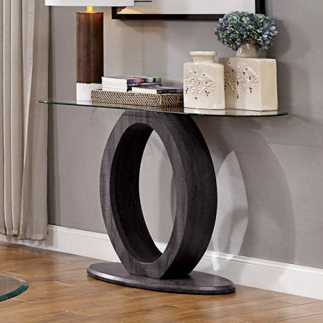 Furniture of America Lodia Gray Contemporary Sofa Table Model CM4825GY-S-PK