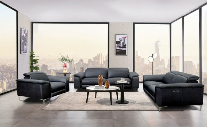 Furniture of America Ascona Black Contemporary Power Recliner Model CM9927BK-CH-PM