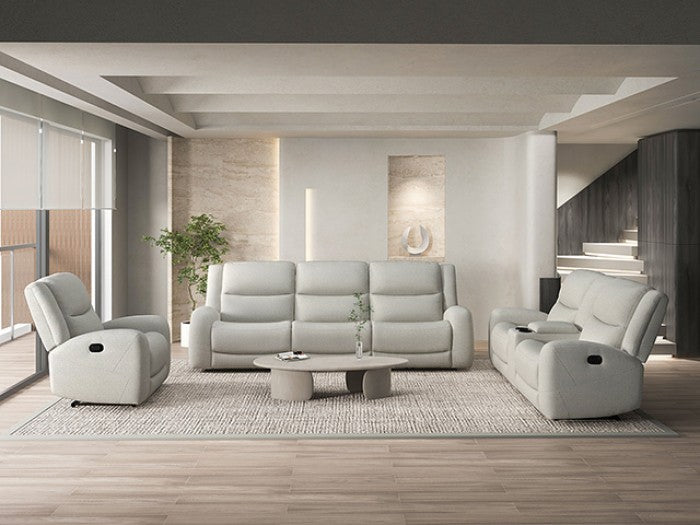 Furniture of America Giraldus Beige Transitional Manual Recliner Model CM9988BG-CH-M