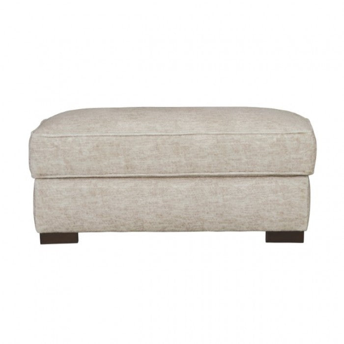 Furniture of America Ardenfold Beige Contemporary Ottoman Model FM64201BG-OT