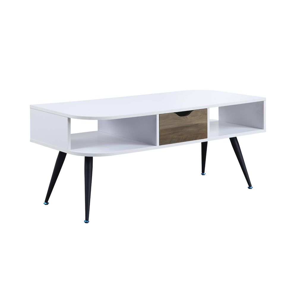 ACME Halima White & Black Coffee Table Model LV00322