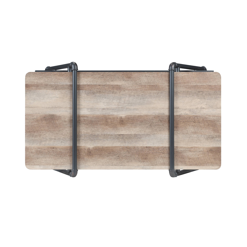 ACME Brantley Oak & Sandy Gray Coffee Table Model LV00430