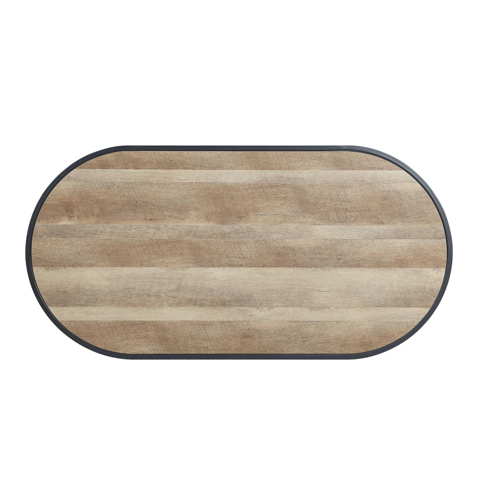 ACME Brantley Oak & Sandy Black Coffee Table Model LV00751