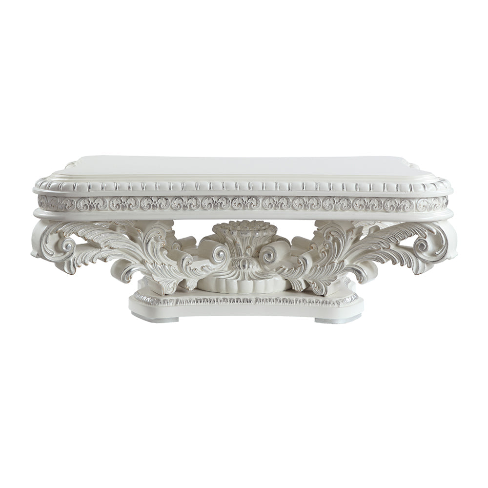 ACME Vanaheim Antique White Coffee Table Model LV00800