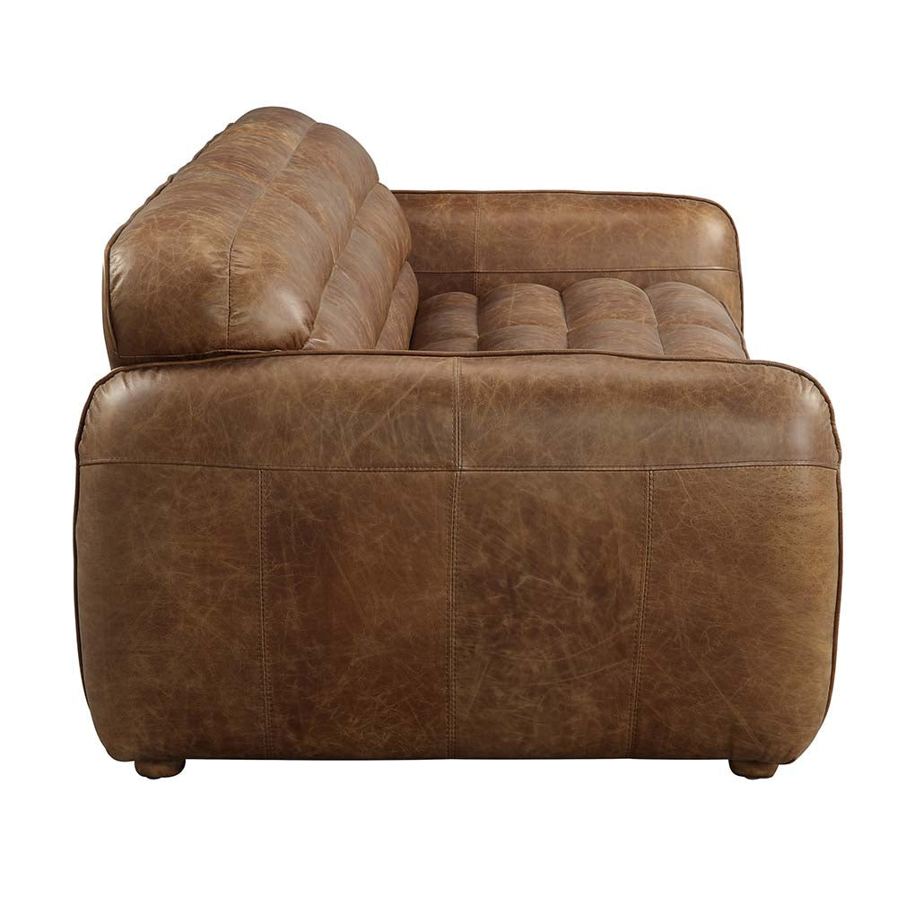 ACME Rafer Cocoa Top Grain Leather Sofa Model LV01020