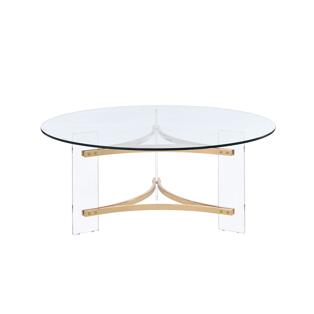 ACME Sosi Gold Coffee Table Model LV01083