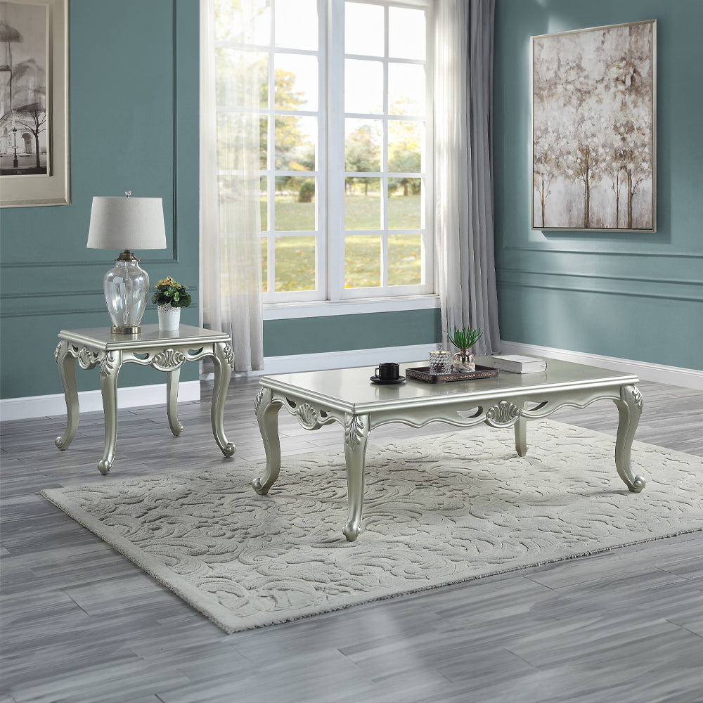 ACME Qunsia Champagne Coffee Table Model LV01120