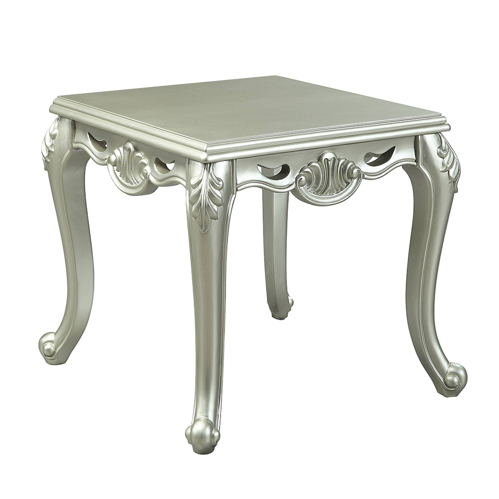 ACME Qunsia Champagne End Table Model LV01121