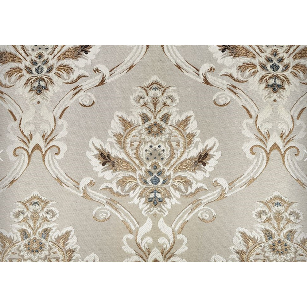 ACME Danae Fabric Champagne & Gold Loveseat with 5 Pillows Model LV01194