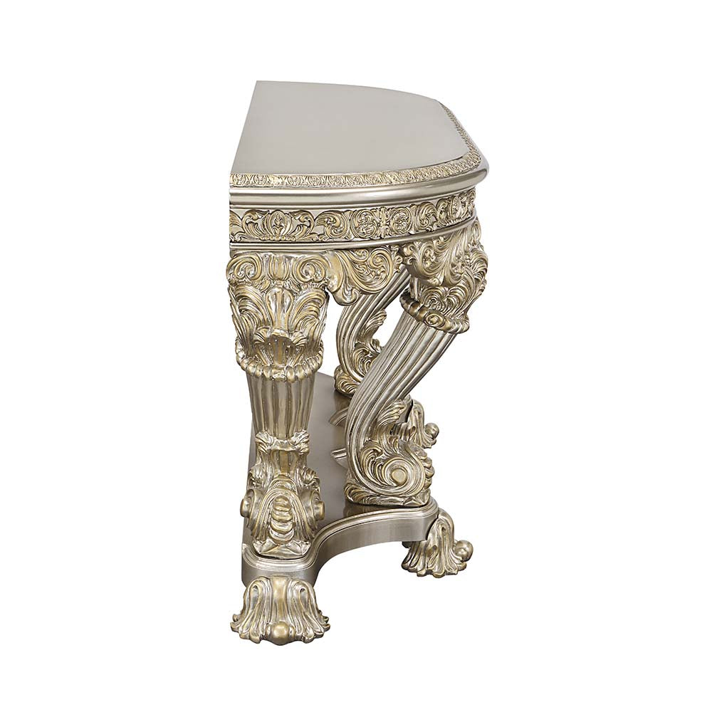 ACME Danae Champagne & Gold Sofa Table Model LV01204