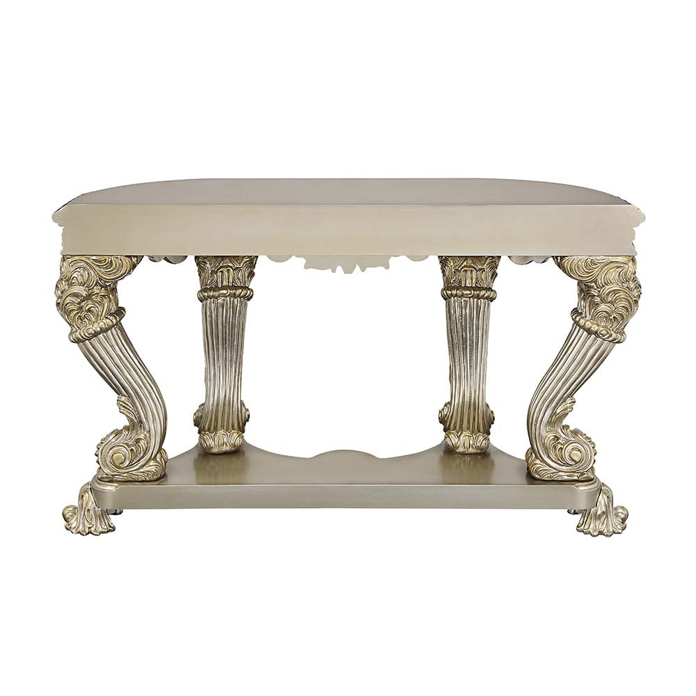ACME Danae Champagne & Gold Sofa Table Model LV01204