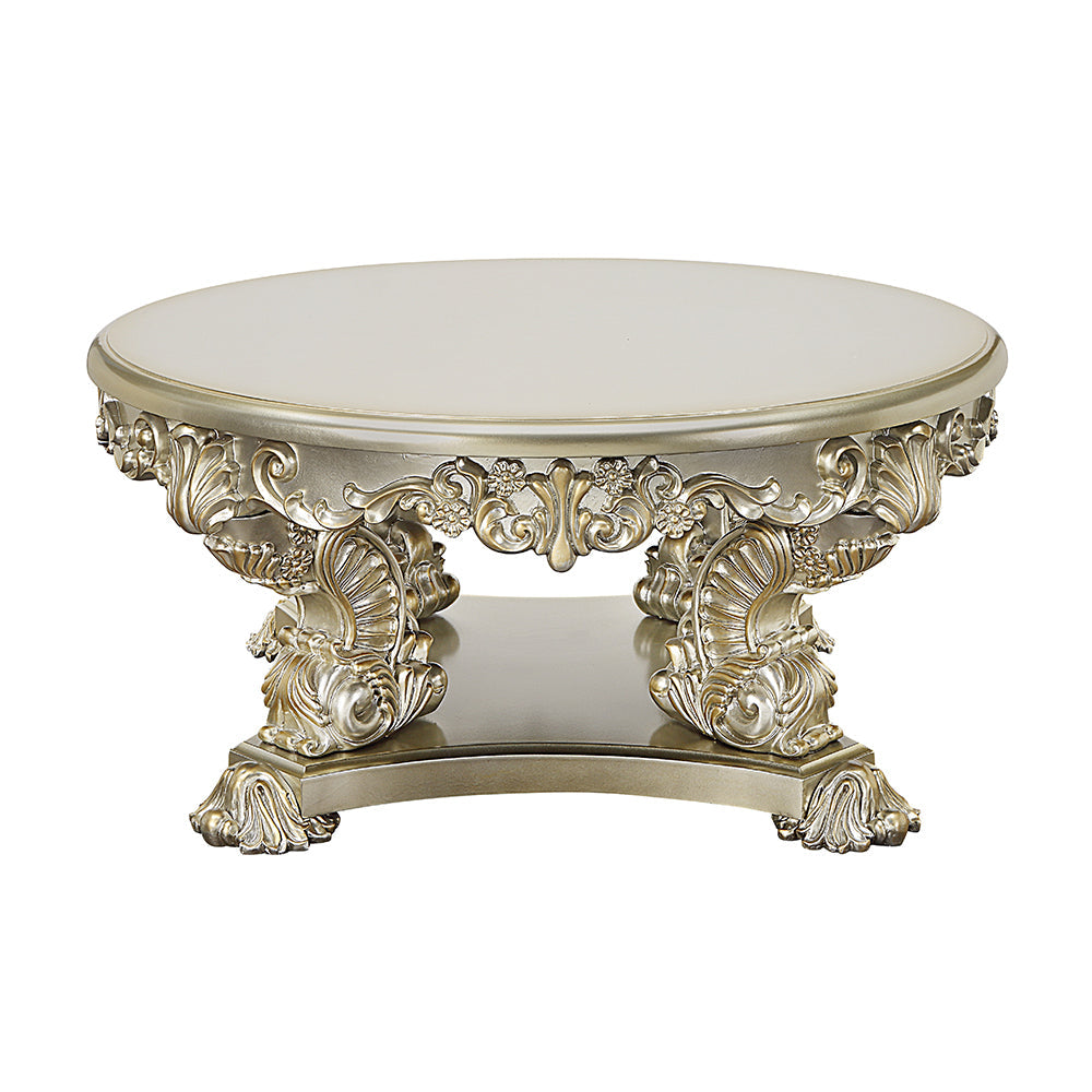 ACME Sorina Antique Gold Coffee Table Model LV01213