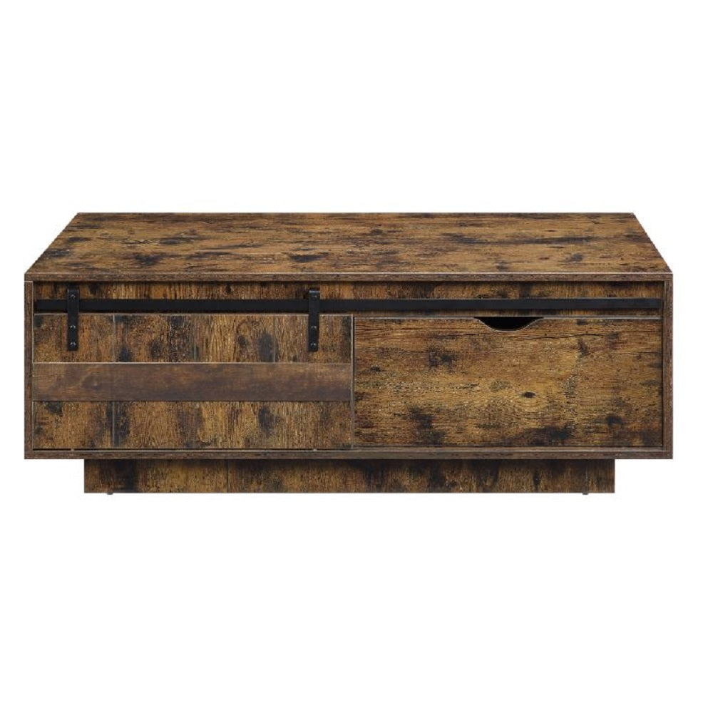 ACME Bellarosa Rustic Oak Coffee Table Model LV01442