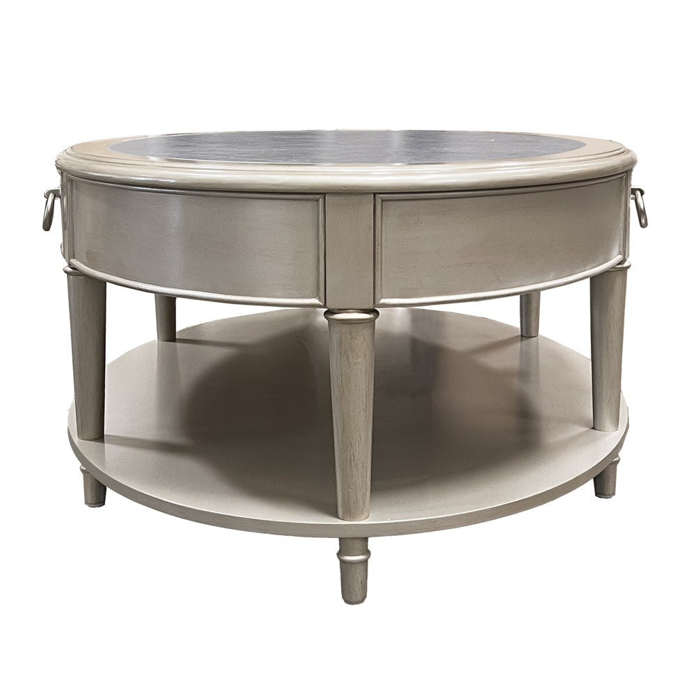 ACME Kasa Sintered Stone & Champagne Coffee Table Model LV01502