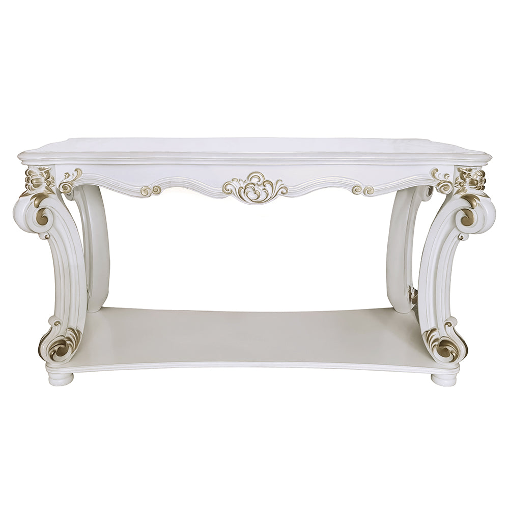 ACME Vendome Antique Pearl Sofa Table Model LV01528